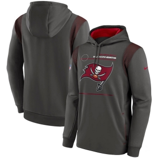 Tampa Bay Buccaneers NFL Sideline Logo Performance Pullover Hoodie 123321