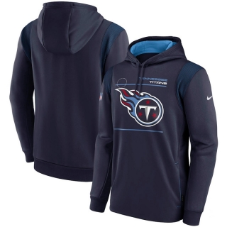 Tennessee Titans NFL Sideline Logo Performance Pullover Hoodie 123328