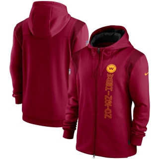 Washington Redskins NFL Seattle Seahawks Sideline Team Performance Full-Zip Hoodie 123332