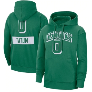 Boston Celtics Tatum #0 NBA 2021-22 City Edition Name & Number Pullover Hoodie 123336