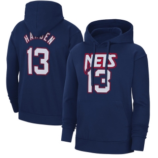 Brooklyn Nets Harden 13# NBA 2021-22 City Edition Name & Number Pullover Hoodie 123338