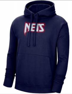 Brooklyn Nets NBA 2021-22 City Edition Essential Logo Pullover Hoodie 123341