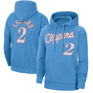 Los Angeles Clippers Leonard 2# NBA 2021-22 City Edition Name & Number Pullover Hoodie 123363