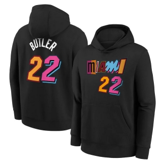 Miami Heat Butler 22# NBA 2021-22 City Edition Name & Number Pullover Hoodie 123372