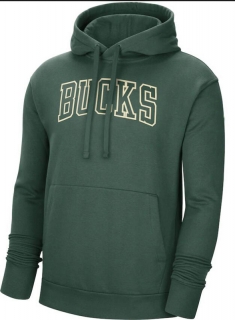 Milwaukee Bucks NBA 2021-22 City Edition Essential Logo Pullover Hoodie 123377