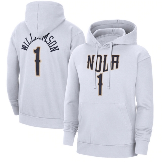 New Orleans Pelicans Williamson #1 NBA 2021-22 City Edition Name & Number Pullover Hoodie 123381