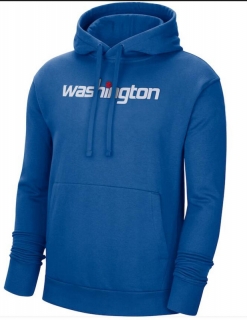 Washington Wizards NBA 2021-22 City Edition Essential Logo Pullover Hoodie 123404