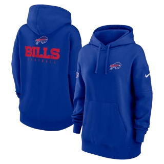 Buffalo Bills NFL 2023 Sideline Club Fleece Pullover Hoodie 123477