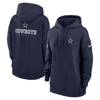 Dallas Cowboys NFL 2023 Sideline Club Fleece Pullover Hoodie 123487