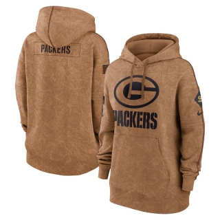 Green Bay Packers NFL 2023 Salute to Service Womens Hoodie 123492