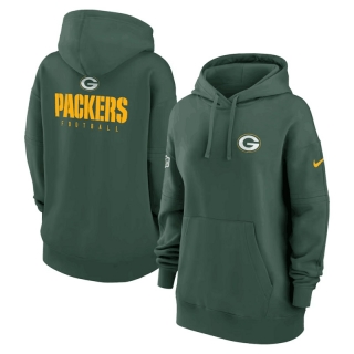 Green Bay Packers NFL 2023 Sideline Club Fleece Pullover Hoodie 123493