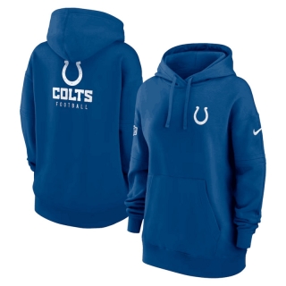 Indianapolis Colts NFL 2023 Sideline Club Fleece Pullover Hoodie 123497