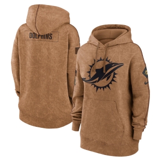 Miami Dolphins NFL 2023 Salute to Service Womens Hoodie 123505