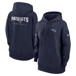 New England Patriots NFL 2023 Sideline Club Fleece Pullover Hoodie 123510