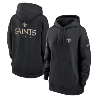 New Orleans Saints NFL 2023 Sideline Club Fleece Pullover Hoodie 123512