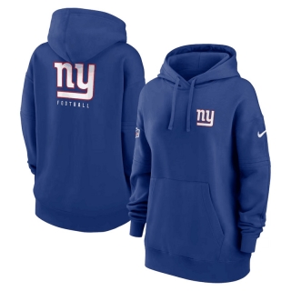 New York Giants NFL 2023 Sideline Club Fleece Pullover Hoodie 123514
