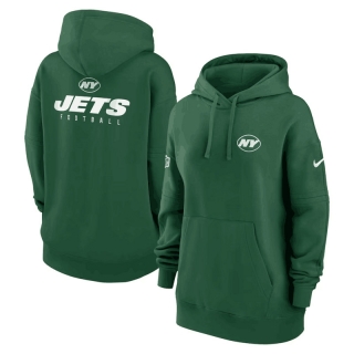 New York Jets NFL 2023 Sideline Club Fleece Pullover Hoodie 123516