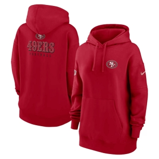 San Francisco 49ers NFL 2023 Sideline Club Fleece Pullover Hoodie 123524
