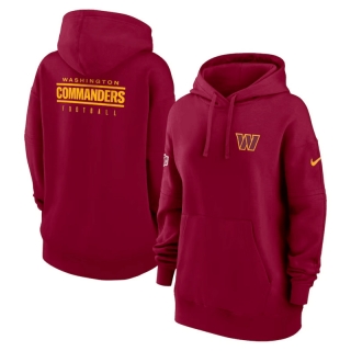 Washington Redskins NFL 2023 Sideline Club Fleece Pullover Hoodie 123531