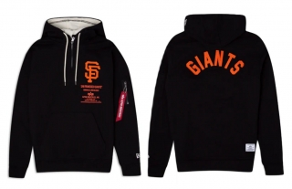 Alpha Industries X Atlanta Braves MLB Zipper Hoodies 123567