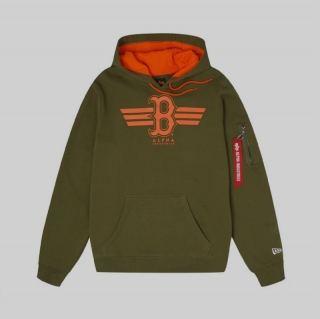 Boston Red Sox Alpha Industries MLB Pullover Hoodies 123581