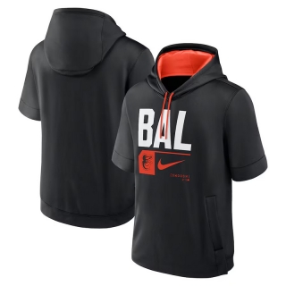 Baltimore Orioles Mens Nike MLB Short Sleeve Pullover Hoodies 123579