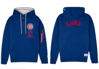 Chicago Cubs Alpha Industries MLB Hoodies 123586