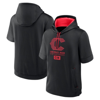 Cincinnati Reds Mens Nike MLB Short Sleeve Pullover Hoodies 123599