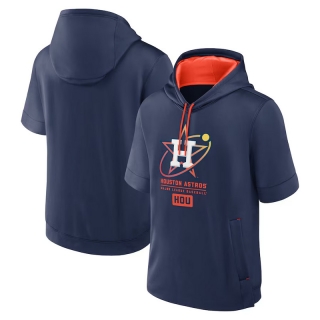 Houston Astros Mens Nike MLB Short Sleeve Pullover Hoodies 123614