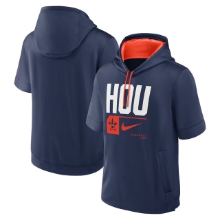 Houston Astros Mens Nike MLB Short Sleeve Pullover Hoodies 123615