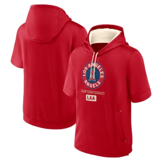 Los Angeles Angels Mens Nike MLB Short Sleeve Pullover Hoodies 123621