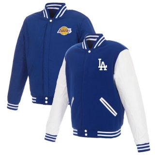 Los Angeles Dodgers & Lakers JH Design MLB Reversible Jackets 123624