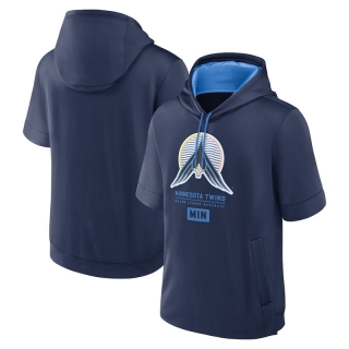 Minnesota Twins Mens Nike MLB Short Sleeve Pullover Hoodies 123678