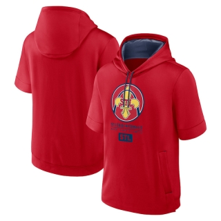 Saint Louis Cardinals Mens Nike MLB Short Sleeve Pullover Hoodies 123701