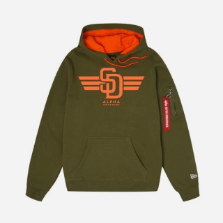 San Diego Padres Alpha Industries MLB Pullover Hoodies 123704