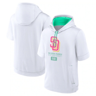 San Diego Padres Mens Nike MLB Short Sleeve Pullover Hoodies 123706
