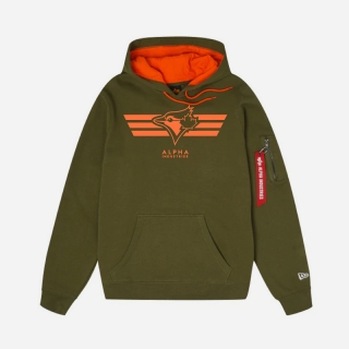 Toronto Blue Jays Alpha Industries MLB Pullover Hoodies 123725