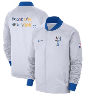 Brooklyn Nets NBA City Edition Showtime Thermaflex Full-Zip Jackets 123738