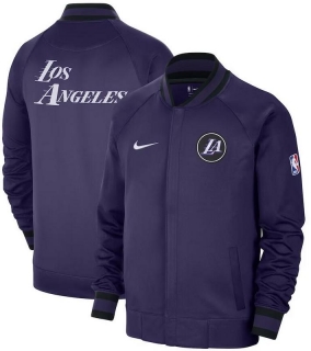 Los Angeles Lakers NBA City Edition Showtime Thermaflex Full-Zip Jackets 123756