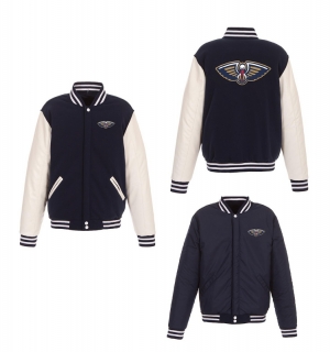 New Orleans Pelicans JH Design Reversible NBA Jackets 123764