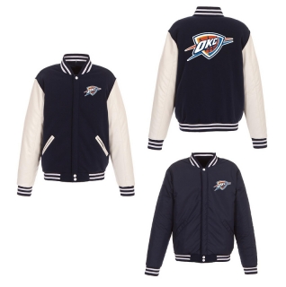 Oklahoma City Thunder JH Design Reversible NBA Jackets 123767