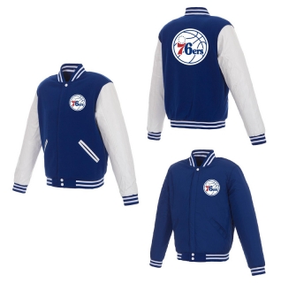 Philadelphia 76ers JH Design Reversible NBA Jackets 123769