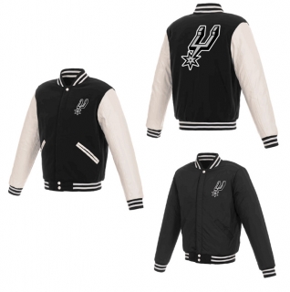 San Antonio Spurs JH Design Reversible NBA Jackets 123777