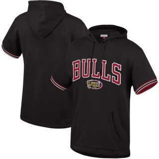 Chicago Bulls NBA Short Sleeved Hoodies 123846