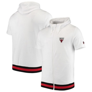 Chicago Bulls NBA Short Sleeved Hoodies 123847