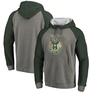 Milwaukee Bucks NBA Freedom Tri-Blend Pullover Hoodies 124045