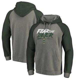 Milwaukee Bucks NBA Freedom Tri-Blend Pullover Hoodies 124046