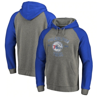 Philadelphia 76ers NBA Freedom Tri-Blend Pullover Hoodies 124139