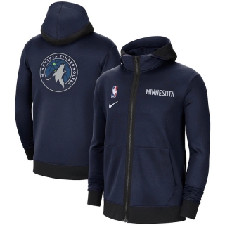 Minnesota Timberwolves NBA Zipper Training Hoodies 124284