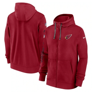 Arizona Cardinals NFL Sideline Club Full-Zip Hoodies 124505